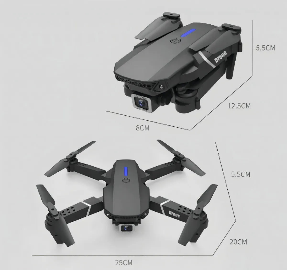 Drone Con Cámara 4k E88pro